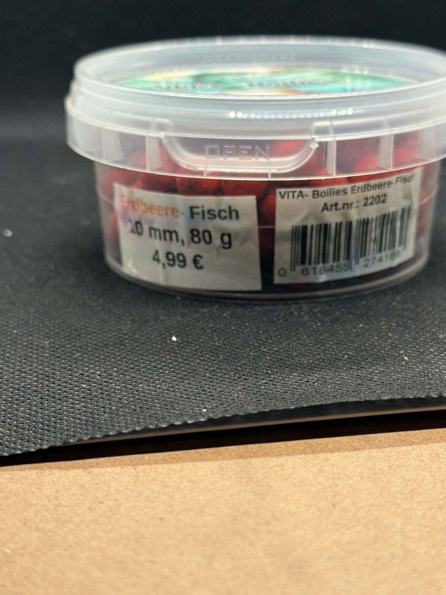 10mm Boilies 80gramm ( Erdbeere-Fisch )