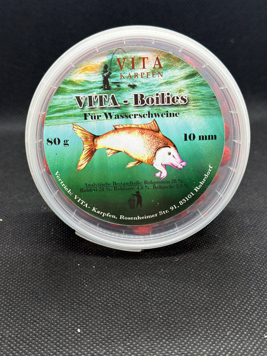 10mm Boilies 80gramm ( Erdbeere-Fisch )