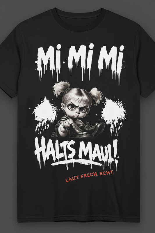 T-Shirt ( Halts Maul ) Farbe weis