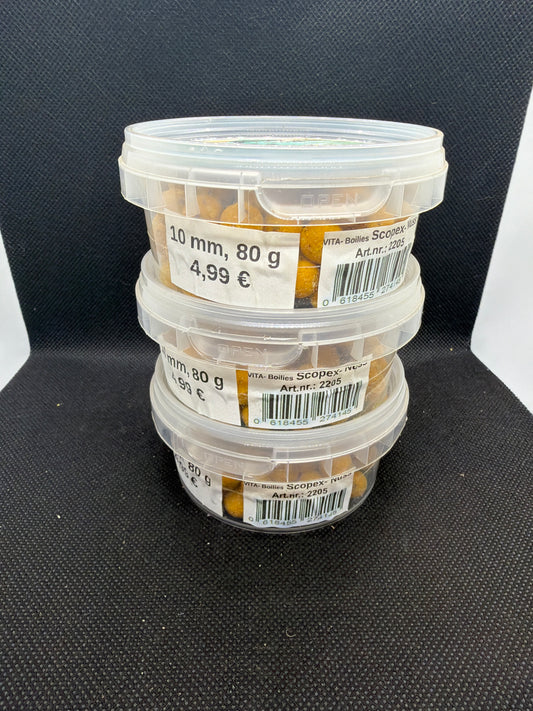 10mm Boilies 80gramm ( Scopex-Nuss )